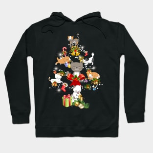 Cat Christmas Tree Hoodie